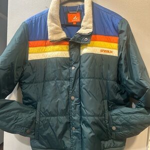 Men's Multicolor Puffer Jacket